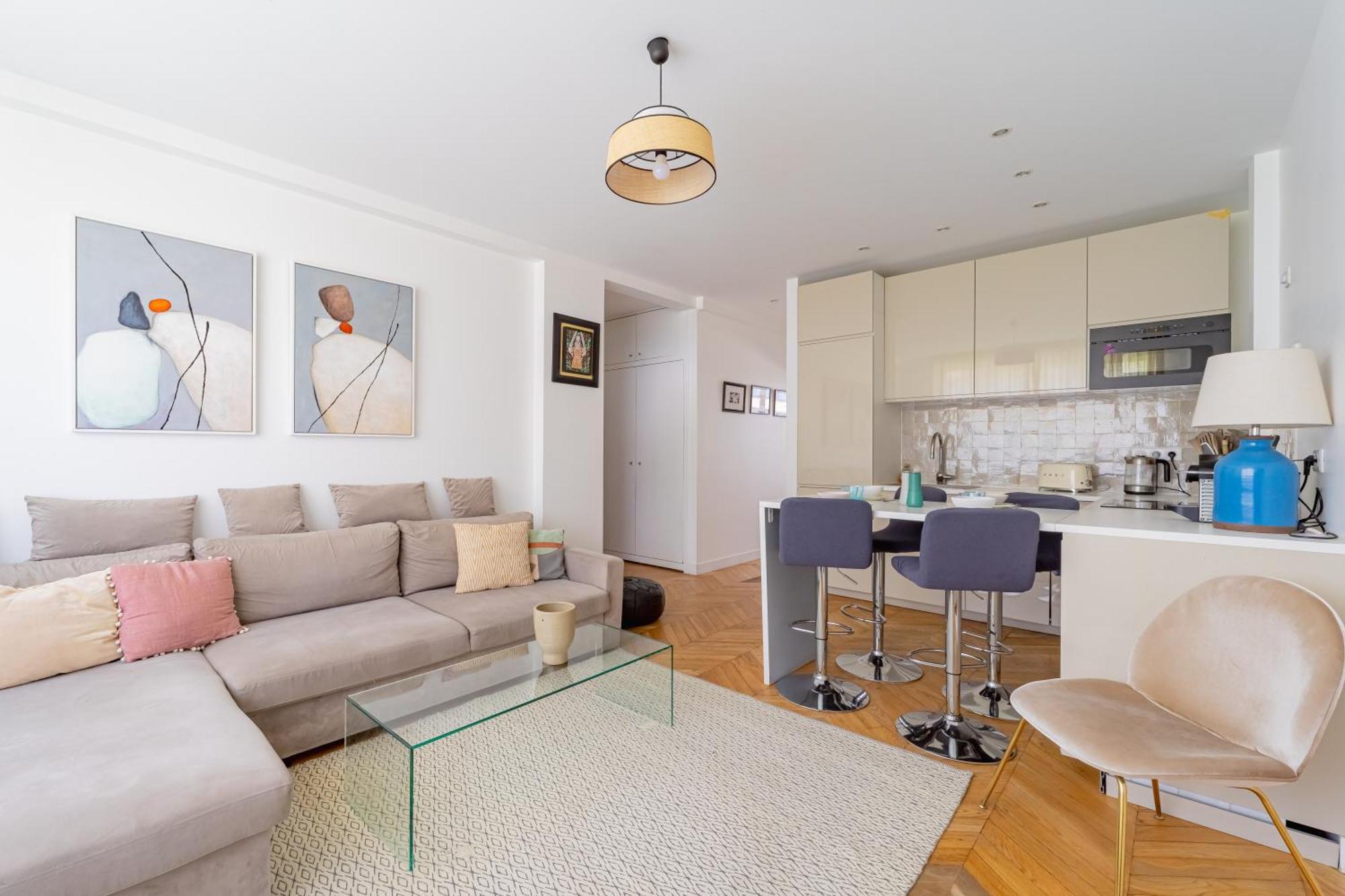 Nice Stay In City Center With Parking Булонь-Бийанкур Экстерьер фото